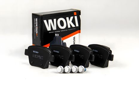 Задние тормозные колодки Caddy/Jetta 10-/Golf 09-13, WOKING (P1520300)