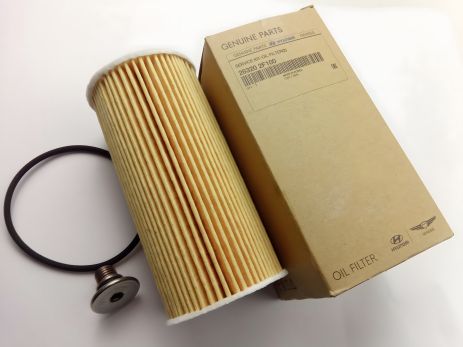 Масляний фільтр для Santa Fe/ix35 2.0 CRDi дизель, MOBIS (263202F100) (26320-2F100) Масляний фільтр для Santa Fe/ix35 2.0 CRDi дизель, MOBIS (263202F100) (26320-2F100)