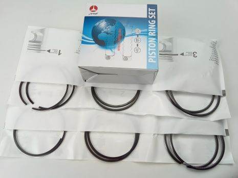 Поршневые кольца AMP Sens 1.3 75,50 2-й ремонт (PR-SEN-44-4125-050) цельные/чугунные (301-1000101-R2)