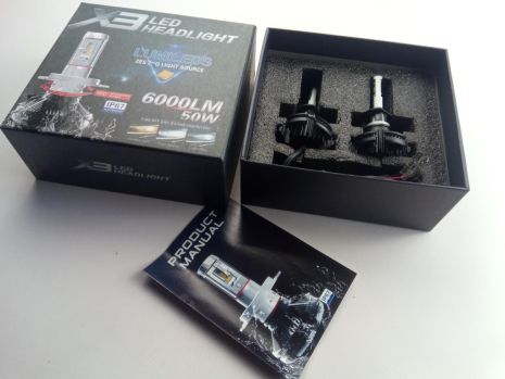 Лампа світлодіод H1 50W Blaskar X3 LUMILEDS (пара) Лампа світлодіод H1 50W Blaskar X3 LUMILEDS (пара)
