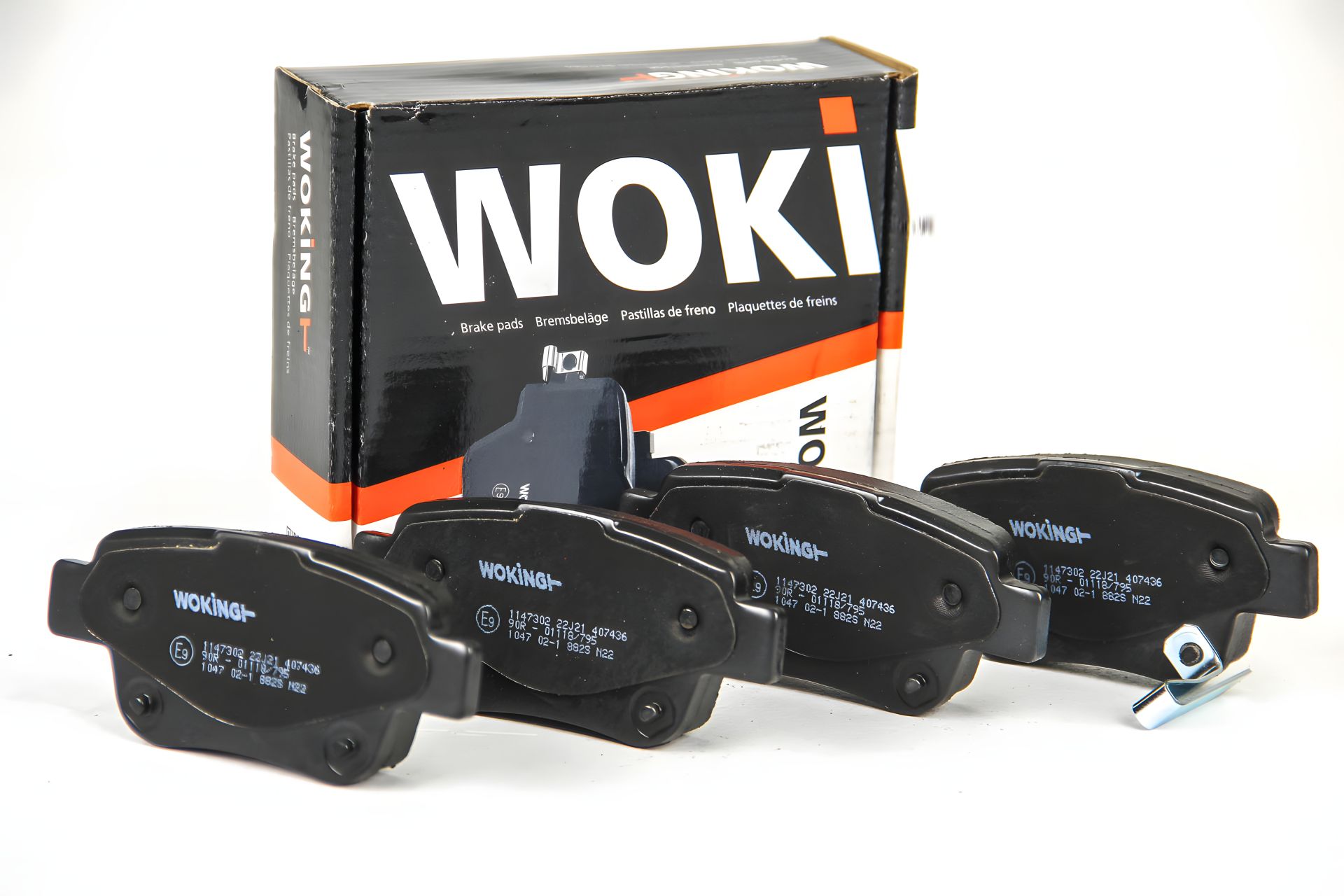 Задні гальмівні колодки для Toyota AVENSIS (T25) (2003 - 2008), WOKING (P1147302) Задні гальмівні колодки для Toyota AVENSIS (T25) (2003 - 2008), WOKING (P1147302)