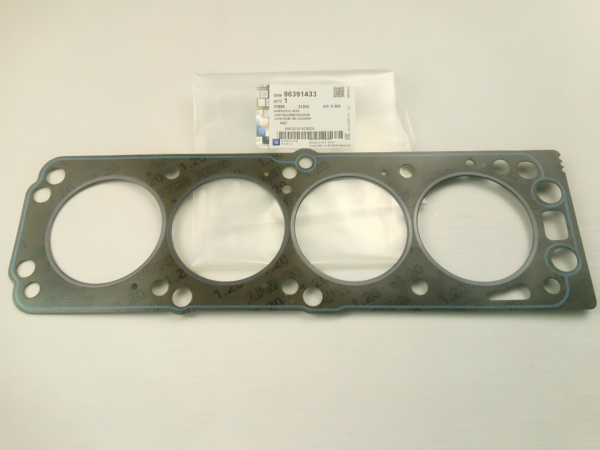 Прокладка ГБЦ для Lanos 1.5, "GM" (96391433) Прокладка ГБЦ для Lanos 1.5, "GM" (96391433)