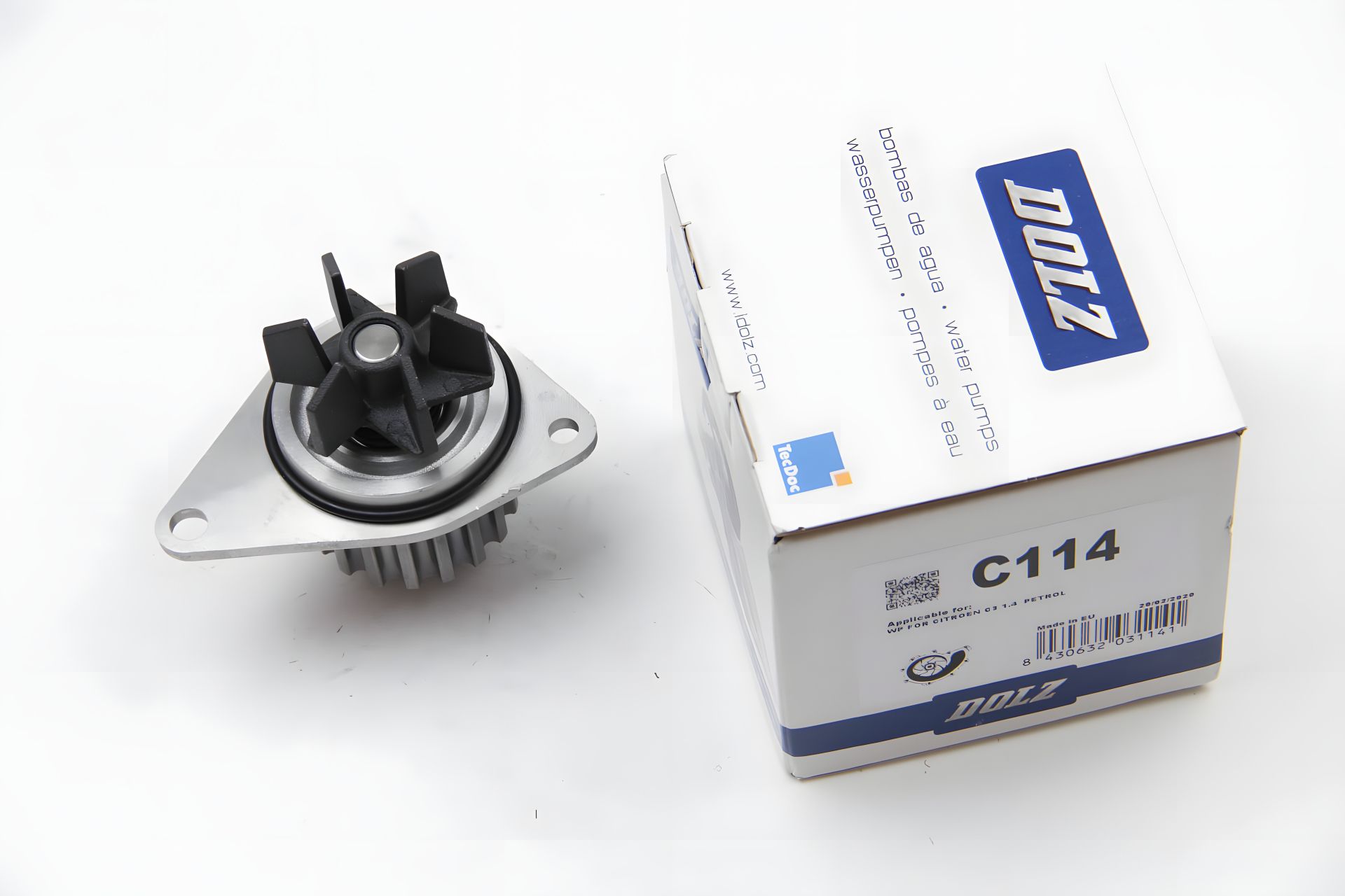 Водяна помпа CITROEN BERLINGO (MF)C2 C3xSARA (N1, DOLZ (C114) Водяна помпа CITROEN BERLINGO (MF)C2 C3xSARA (N1, DOLZ (C114)