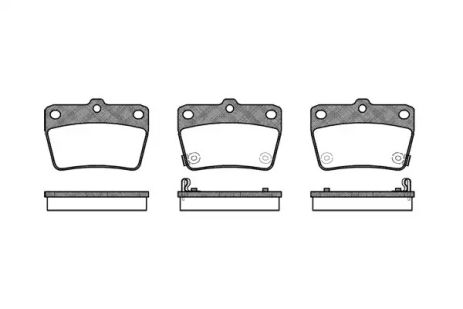 Комплект тормозных колодок, дисковый тормоз 083902 CHERY TOYOTA