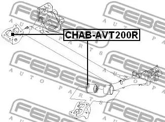Сайлентблок задней балки Chevrolet Aveo/Gentra/Kalos, FEBEST (CHABAVT200R) Сайлентблок задней балки Chevrolet Aveo/Gentra/Kalos, FEBEST (CHABAVT200R)