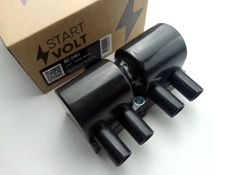 Запалювальна котушка для Lanos, СтартВольт (SC 0563) 4-х конт., 96350585 Запалювальна котушка для Lanos, СтартВольт (SC 0563) 4-х конт., 96350585