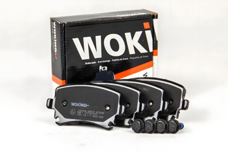 Задні гальмівні колодки для Caddy III/Golf V/Audi A4 03-, WOKING (P1131300) Задні гальмівні колодки для Caddy III/Golf V/Audi A4 03-, WOKING (P1131300)