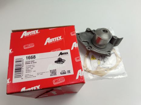 Помпа AIRTEX, Trafic/Vivaro/Clio/Laguna/Megane 1.8/1.9dCi/2.0 01- (20z) (1668) (7701479043)