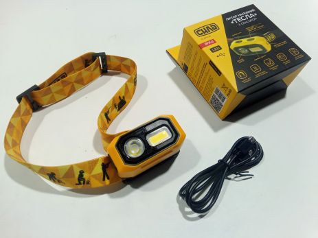 Налобний ліхтар ТЕСЛА з сенсором СИЛА (900508) Налобний ліхтар ТЕСЛА з сенсором СИЛА (900508)