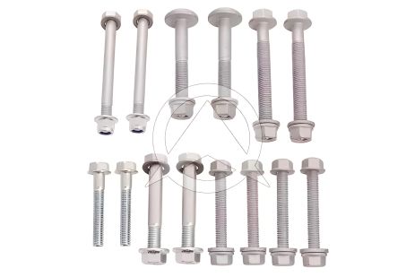 Болт важеля передньої осі Audi A6/7 повний комплект 14 шт від SIDEM (37003) Болт важеля передньої осі Audi A6/7 повний комплект 14 шт від SIDEM (37003)