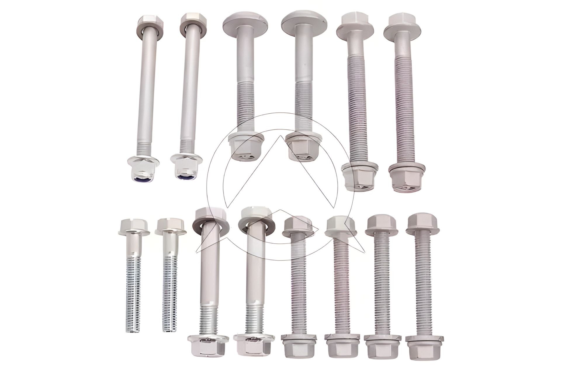 Болт важеля передньої осі Audi A6/7 повний комплект 14 шт від SIDEM (37003) Болт важеля передньої осі Audi A6/7 повний комплект 14 шт від SIDEM (37003)