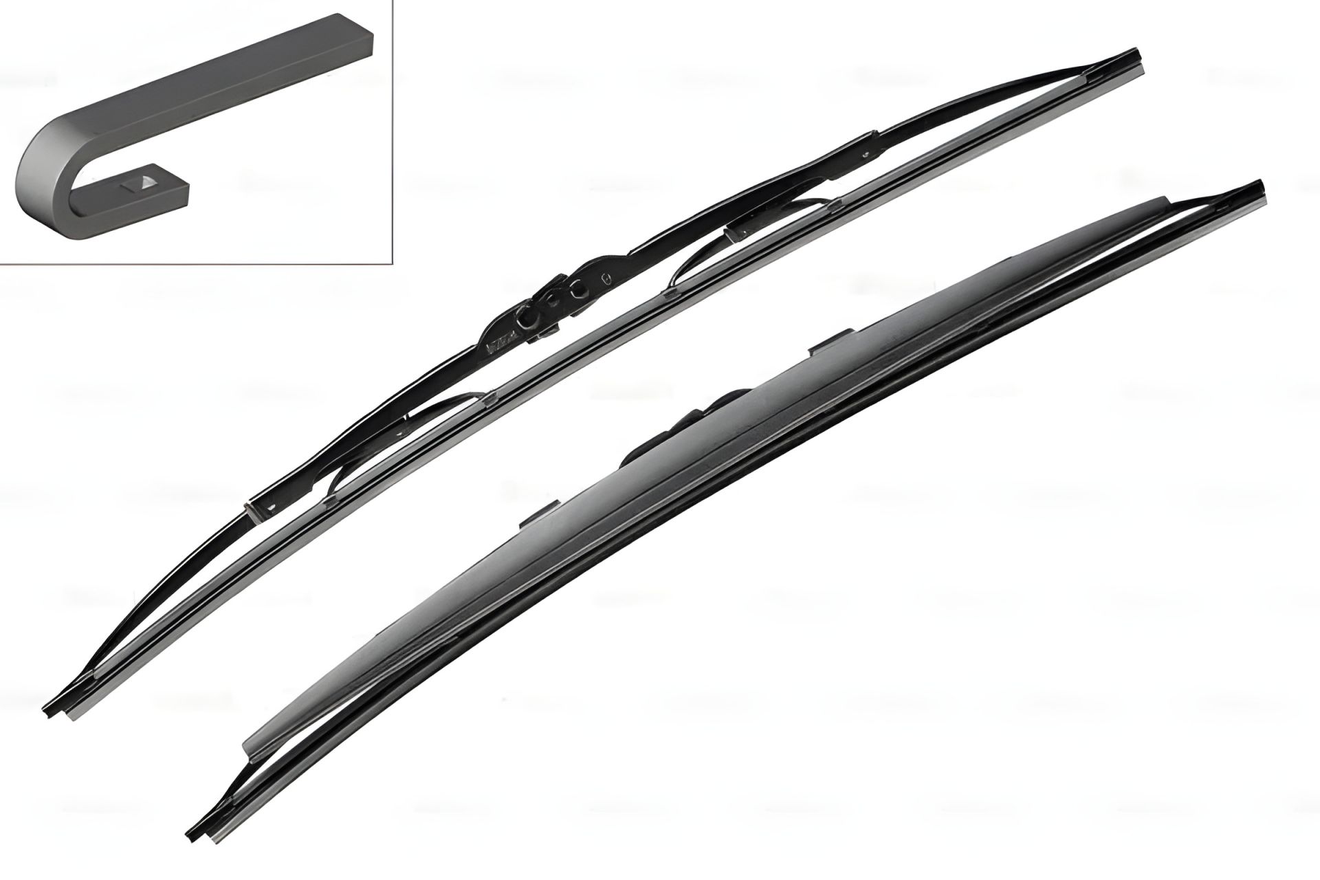 Комплект щеток стеклоочистителя каркасных Bosch Twin Spoiler 530/500 Комплект щеток стеклоочистителя каркасных Bosch Twin Spoiler 530/500