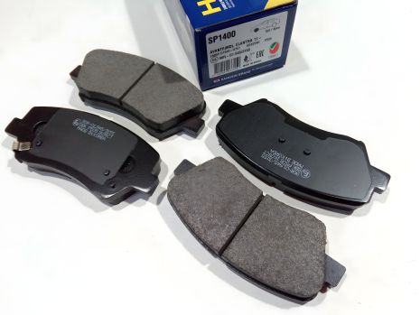 Передние тормозные колодки для Elantra 11-, Hi-Q (SP1400) (58101-3XA20)