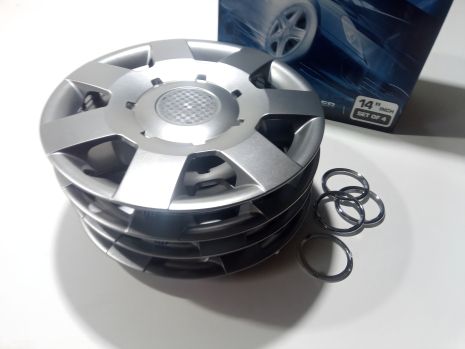 Ковпаки SJS Туреччина, 14" 219 Skoda (к-т 4 шт) + емблема на вибір (219/14)