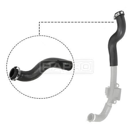 Патрубок интеркулера для Kangoo 1.5dCi 08-, RAPRO (12501)