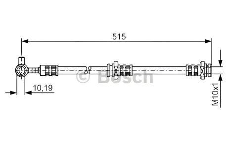 Шланг тормозной NISSAN X-Trail T30, BOSCH (1987476376) Шланг тормозной NISSAN X-Trail T30, BOSCH (1987476376)