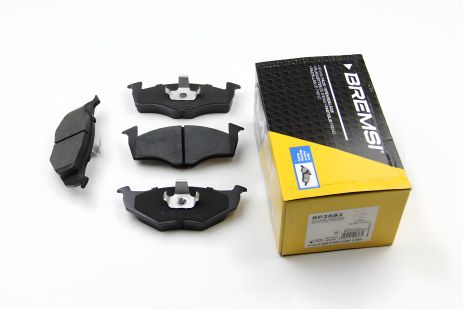 Колодки передние тормозные Caddy II/Golf III/Fabia 91-14 (ATE), Bremsi (BP2682) Колодки передние тормозные Caddy II/Golf III/Fabia 91-14 (ATE), Bremsi (BP2682)