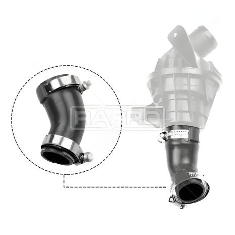 Інтеркулерний патрубок для Nemo/Bipper 1.4HDI 08-, RAPRO (15673)