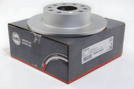 Задній гальмівний диск для A3/Altea/Beetle/Bora/Caddy (04-21), A.B.S. (17520) Задній гальмівний диск для A3/Altea/Beetle/Bora/Caddy (04-21), A.B.S. (17520)
