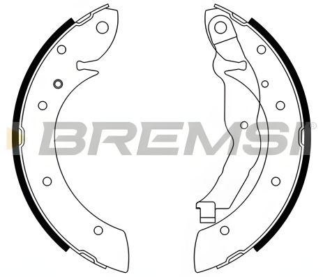 Гальмівні колодки зад. BMW 3(E36) 90-00 (TRW), Bremsi (GF0077) Гальмівні колодки зад. BMW 3(E36) 90-00 (TRW), Bremsi (GF0077)