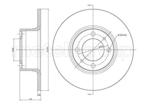 ΠΠΈΡΠΊ Π³Π°Π»ΡΠΌΡΠ²Π½ΠΈΠΉ Lada 2101-2107 (252Ρ
10), CIFAM (800043) ΠΠΈΡΠΊ Π³Π°Π»ΡΠΌΡΠ²Π½ΠΈΠΉ Lada 2101-2107 (252Ρ
10), CIFAM (800043)