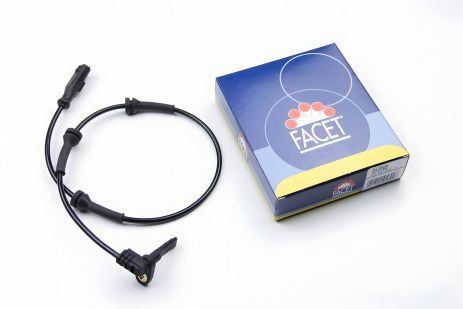 ABS датчик Dacia DUSTER/Renault FLUENCE, MEGANE III, SCENIC III 08- перед Л/Пр, FACET (210102)