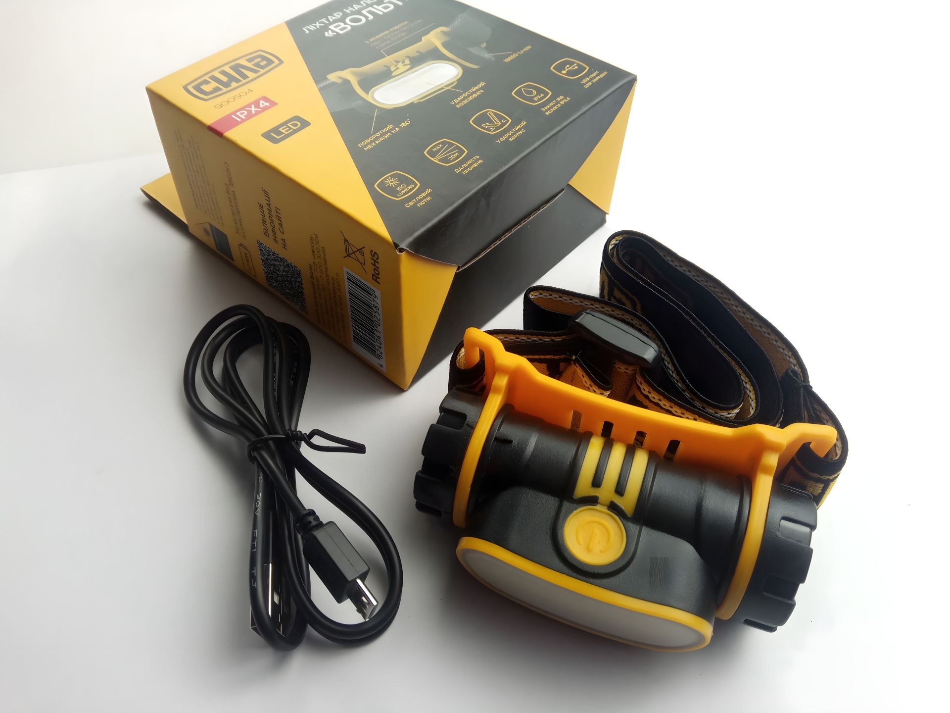 Налобный фонарь СИЛА (900504) ВОЛЬТ Налобный фонарь СИЛА (900504) ВОЛЬТ