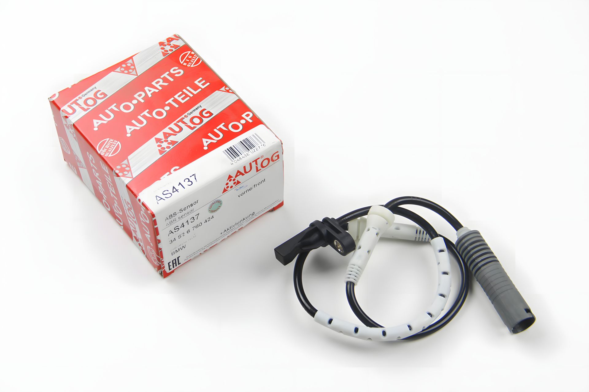 ABS датчик BMW 1(E81,E88), 3(E90) 05- передн Л/Пр, AUTLOG (AS4137) ABS датчик BMW 1(E81,E88), 3(E90) 05- передн Л/Пр, AUTLOG (AS4137)