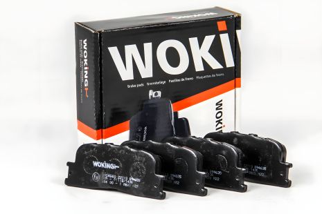 Задние тормозные колодки Toyota Camry 01-06 (akebono) (93x38x16), WOKING (P954300)