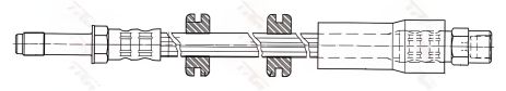 Тормозной шланг MB V-Class Vito, TRW (PHB446) Тормозной шланг MB V-Class Vito, TRW (PHB446)