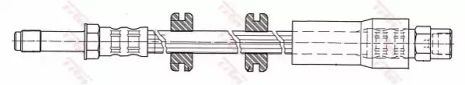Гальмівний шланг MB V-Class Vito, TRW (PHB446) Гальмівний шланг MB V-Class Vito, TRW (PHB446)