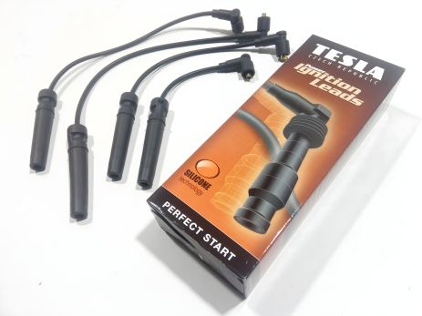 Силиконовые провода зажигания для Chevy Lacetti 1.6, TESLA (T923B) (96450249) Силиконовые провода зажигания для Chevy Lacetti 1.6, TESLA (T923B) (96450249)