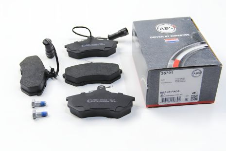 Передні гальмівні колодки Caddy II/Passat B4/Audi 80, A.B.S. (36791) Передні гальмівні колодки Caddy II/Passat B4/Audi 80, A.B.S. (36791)