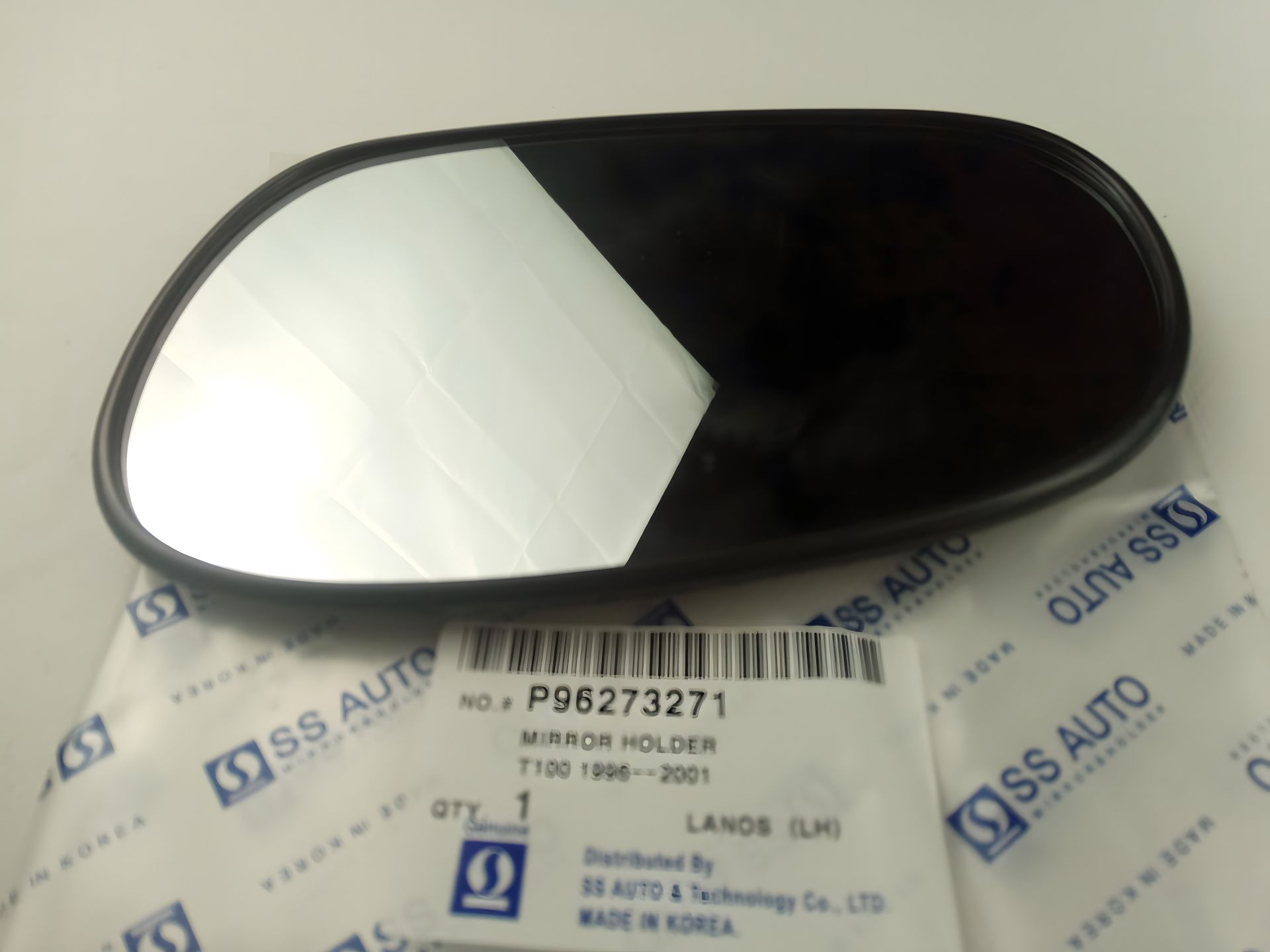 Дзеркальний елемент лівий Lanos, (96273271) 4 кріплення Дзеркальний елемент лівий Lanos, (96273271) 4 кріплення