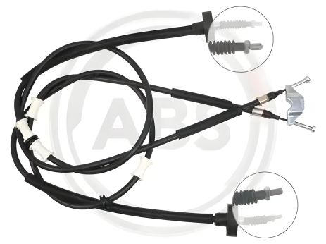 Ручного гальма трос Zafira/Zafira 98-05 A.B.S. (K17305)