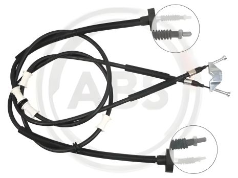 Трос ручного тормоза Zafira/Zafira 98-05 от ABS (K17305)