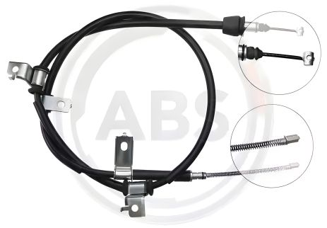 Трос тормоза ручного 01-12 Getz/Click, ABS (K15357)