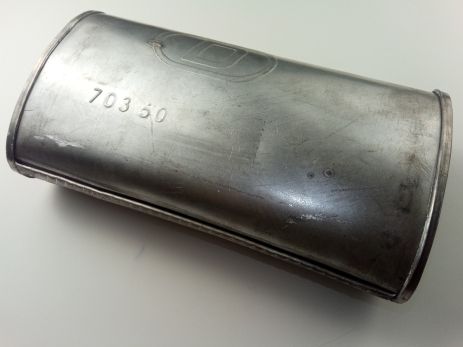Універсальний плоский глушник DM (D.703/50) 350*200*100*D 50 мм