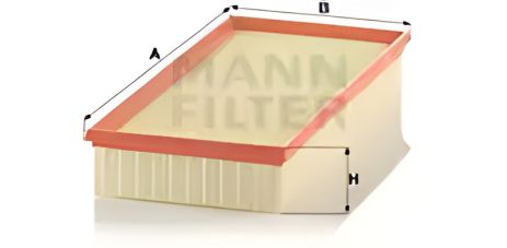 Воздушный фильтр для AUDI Q7, VW TOUAREG, PORSCHE CAYENNE, MANN-FILTER (C39219)