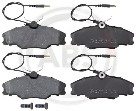 Передние тормозные колодки 406 95-04 (TRW) (36976) ABS