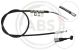 Трос ручного тормоза для Lanos/Orion/Sens (97-10) Лив., ABS (K13377)