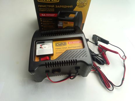 СИЛА 6A 12V Зарядний пристрій (900203) стрілочний індикатор СИЛА 6A 12V Зарядний пристрій (900203) стрілочний індикатор