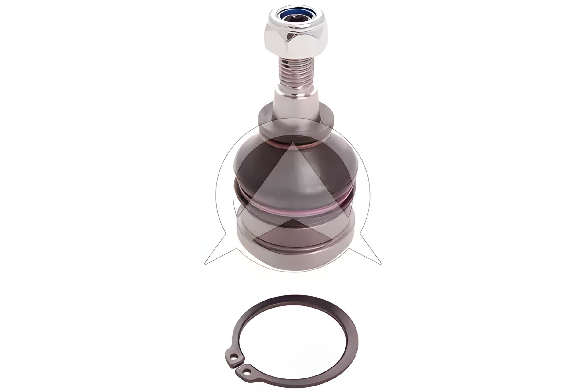 Передня нижня кульова опора Mitsubishi Colt VI 04-12, від SIDEM (71284) Передня нижня кульова опора Mitsubishi Colt VI 04-12, від SIDEM (71284)