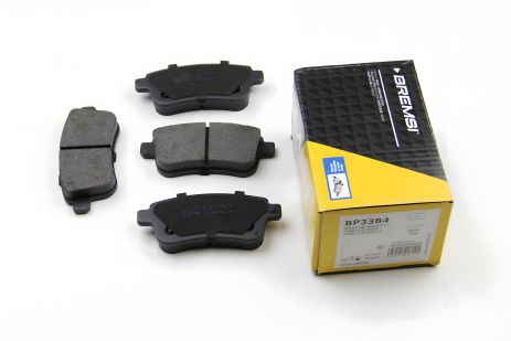 Задние колодки тормозные для Megane III/Fluence 08-, Bremsi (BP3384)