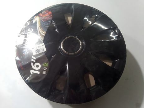 Декоративні ковпаки JESTIC (Польща), 16" AURA RING BLACK (к-т 4 шт) (16AURARINGBLACK)