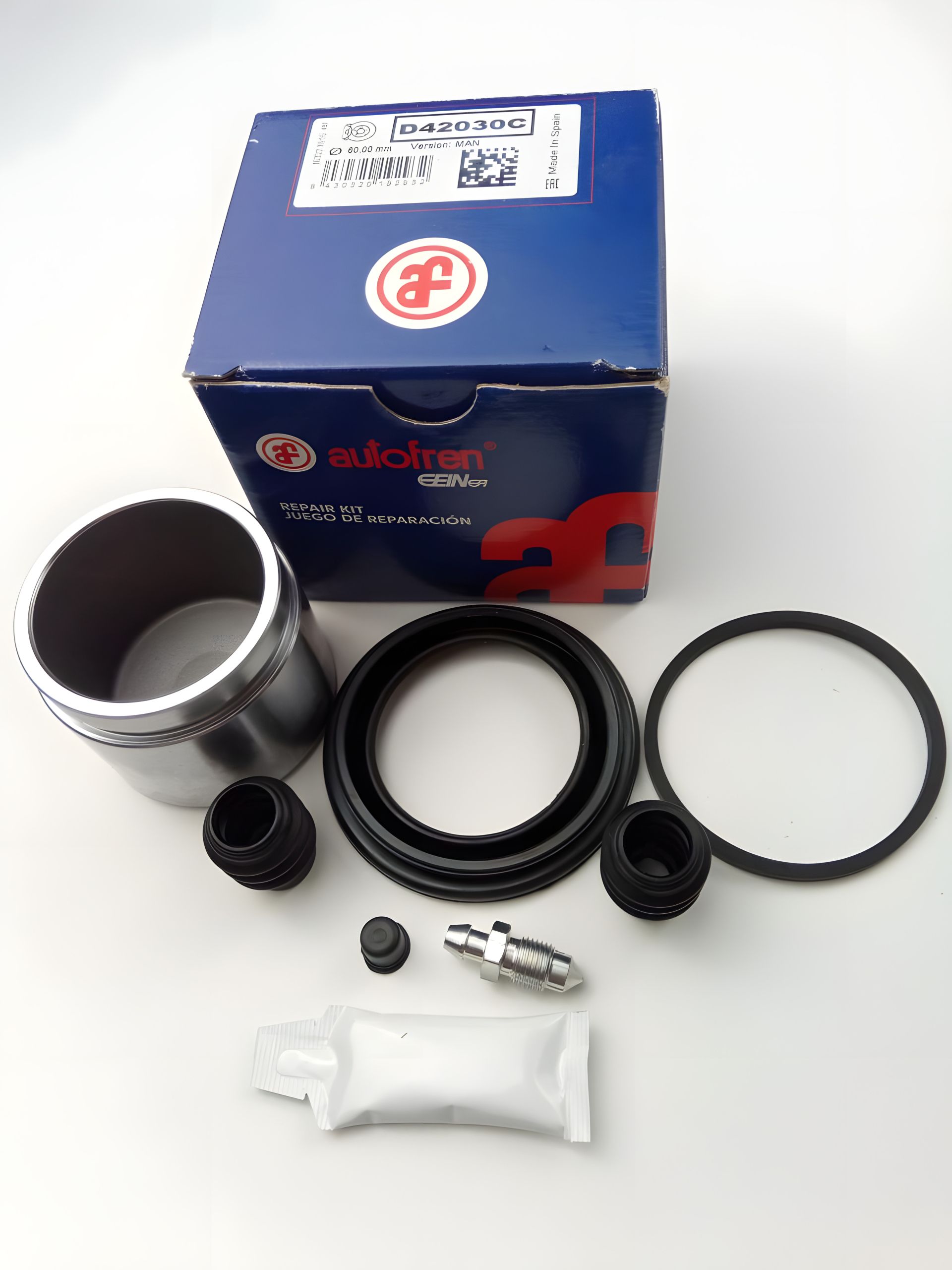 Ремкомплект переднього супорта Tucson (JM) з поршнем d 60 мм, AUTOFREN (D42030C), к-т на 1 супорт Ремкомплект переднього супорта Tucson (JM) з поршнем d 60 мм, AUTOFREN (D42030C), к-т на 1 супорт