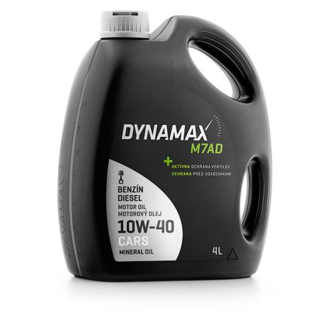 Олива моторна DYNAMAX M7AD 10W40 (4L), DYNAMAX (501995)