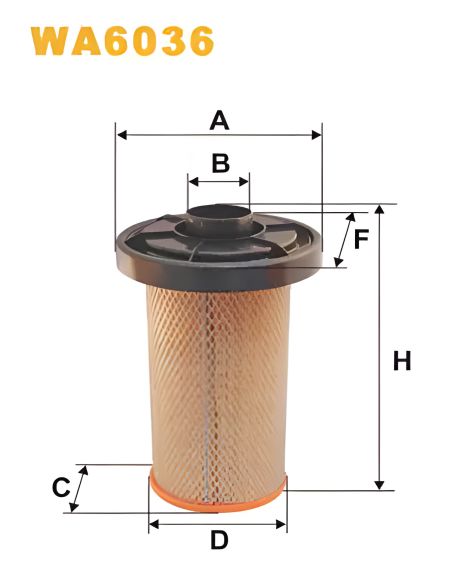 Воздушный фильтр для TALBOT EXPRESS, CITROËN C25, PEUGEOT J5, WIX FILTERS (WA6036) Воздушный фильтр для TALBOT EXPRESS, CITROËN C25, PEUGEOT J5, WIX FILTERS (WA6036)