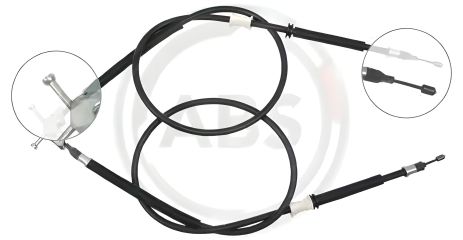 Задній трос ручного гальма для Astra/ Zafira 99-05 (барабан), A.B.S. (K17282)