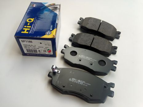 Передні гальмівні колодки Accent (MC), Hi-Q (SP1186) (58101-1GE00) Передні гальмівні колодки Accent (MC), Hi-Q (SP1186) (58101-1GE00)